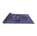 Sideview of Persian Blue Traditional Rug, tr2700blu