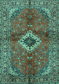 Persian Turquoise Traditional Rug, tr2700turq