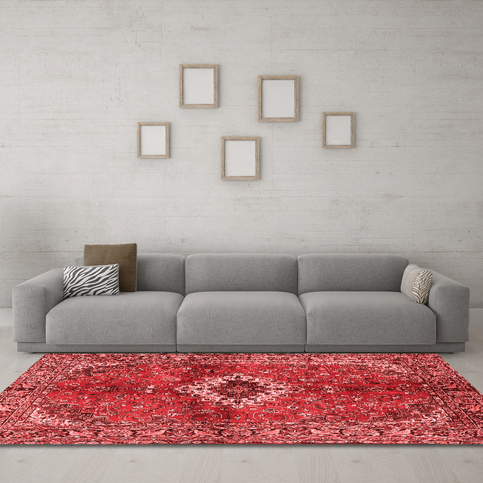 Traditional Red Washable Rugs