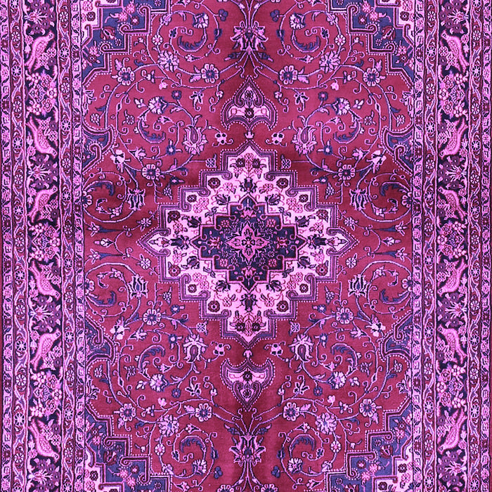 Machine Washable Persian Purple Traditional Area Rugs, wshtr2700pur