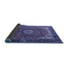 Sideview of Persian Blue Traditional Rug, tr2701blu