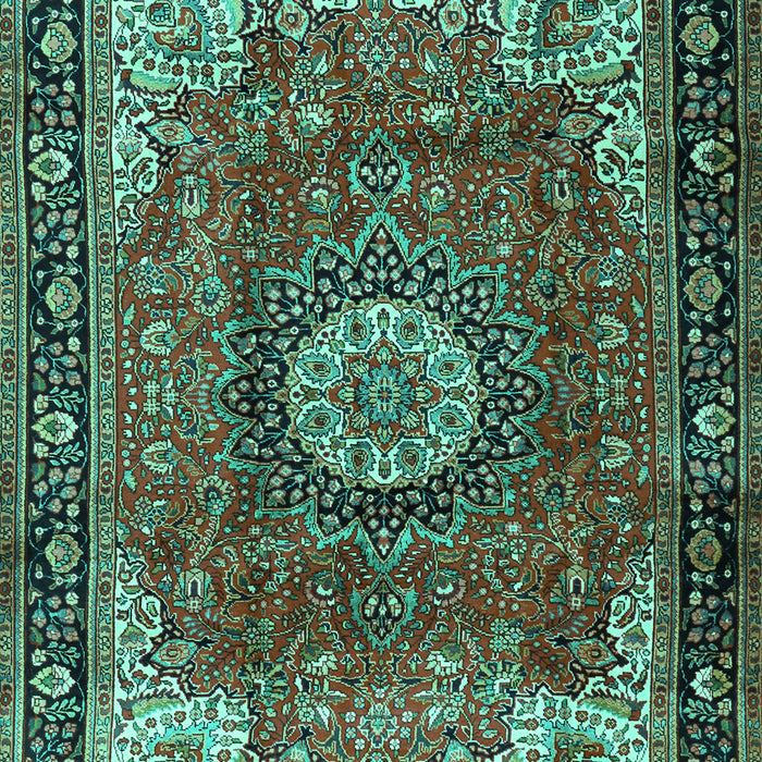 Persian Turquoise Traditional Rug, tr2701turq