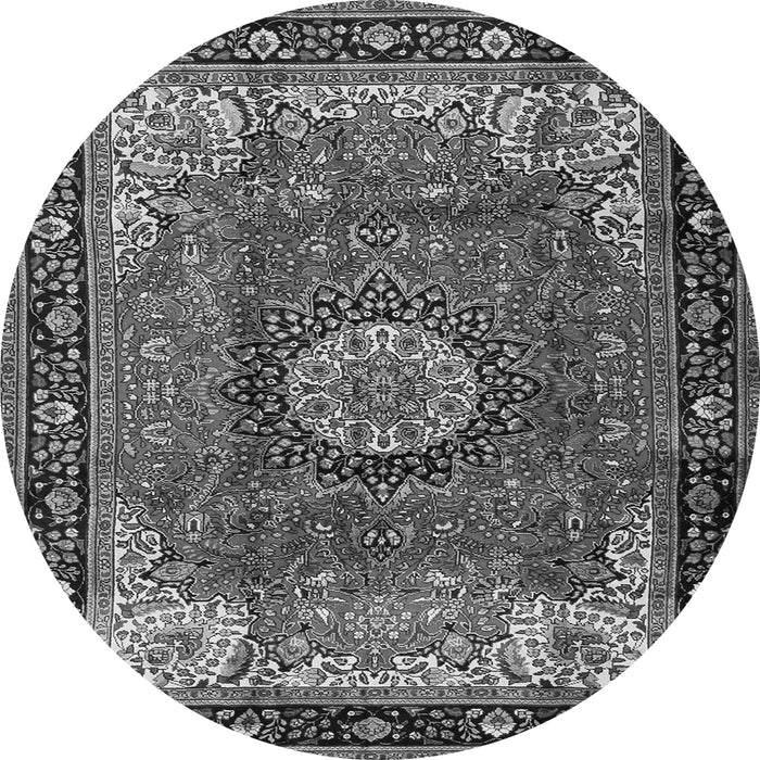 Square Persian Gray Traditional Rug, tr2701gry