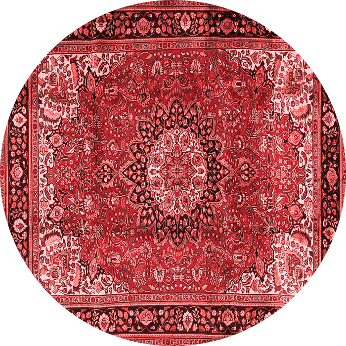 Machine Washable Persian Red Traditional Rug, wshtr2701red