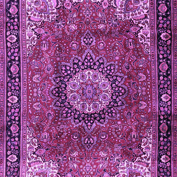 Machine Washable Persian Purple Traditional Area Rugs, wshtr2701pur