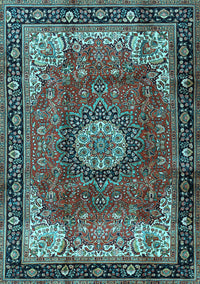 Persian Light Blue Traditional Rug, tr2701lblu