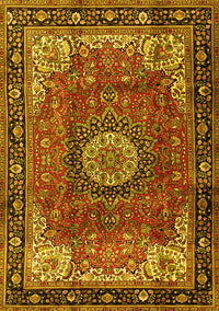 Persian Yellow Traditional Rug, tr2701yw