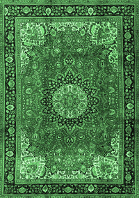 Persian Emerald Green Traditional Rug, tr2701emgrn