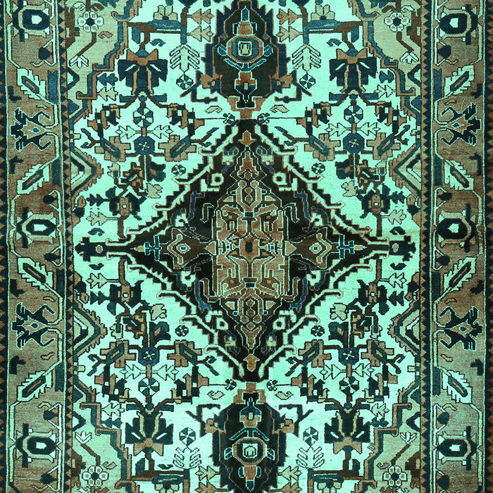 Persian Turquoise Traditional Rug, tr2702turq