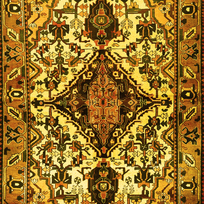 Persian Yellow Traditional Rug, tr2702yw