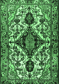 Persian Emerald Green Traditional Rug, tr2702emgrn