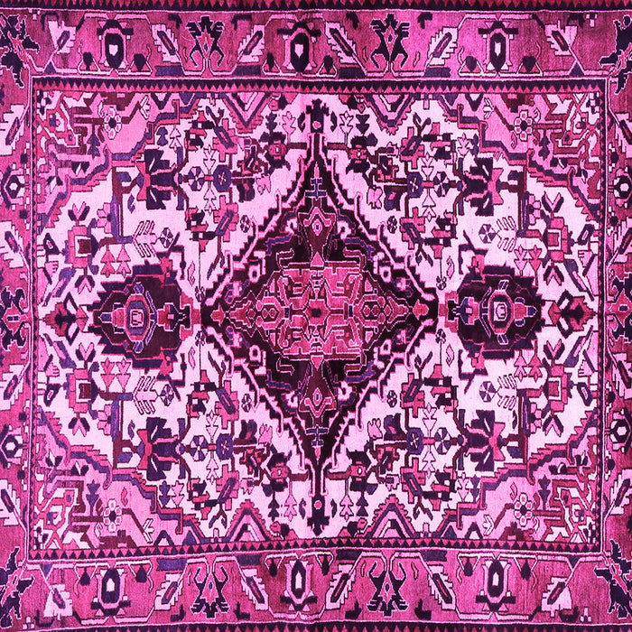 Square Persian Pink Traditional Rug, tr2702pnk