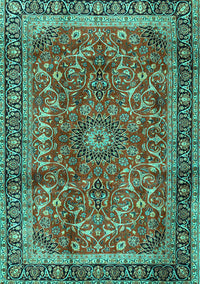Persian Turquoise Traditional Rug, tr2703turq