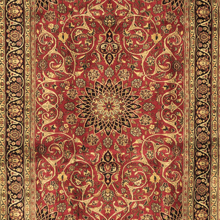 Machine Washable Persian Brown Traditional Rug, wshtr2703brn