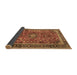 Sideview of Persian Brown Traditional Rug, tr2703brn