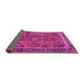 Sideview of Persian Pink Traditional Rug, tr2703pnk