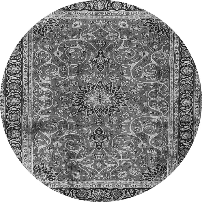 Square Persian Gray Traditional Rug, tr2703gry