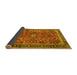 Sideview of Persian Yellow Traditional Rug, tr2703yw