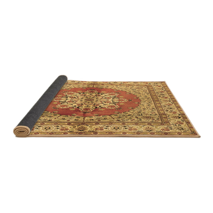 Sideview of Persian Brown Traditional Rug, tr2704brn