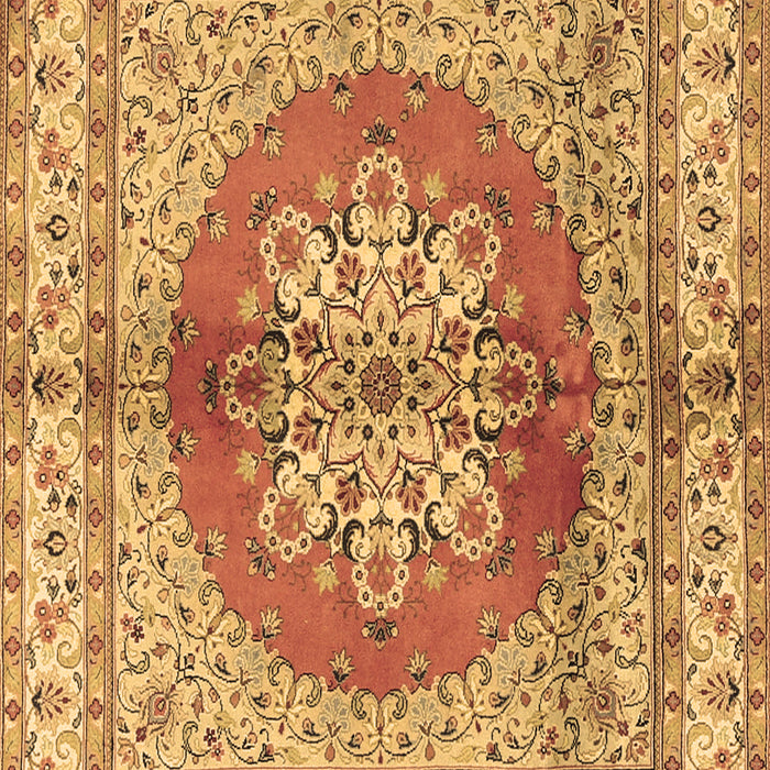 Machine Washable Persian Brown Traditional Rug, wshtr2704brn