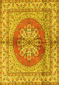 Persian Yellow Traditional Rug, tr2704yw