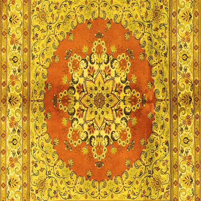 Persian Yellow Traditional Rug, tr2704yw