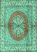 Persian Turquoise Traditional Rug, tr2704turq
