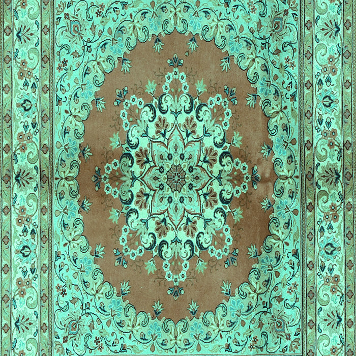 Persian Turquoise Traditional Rug, tr2704turq