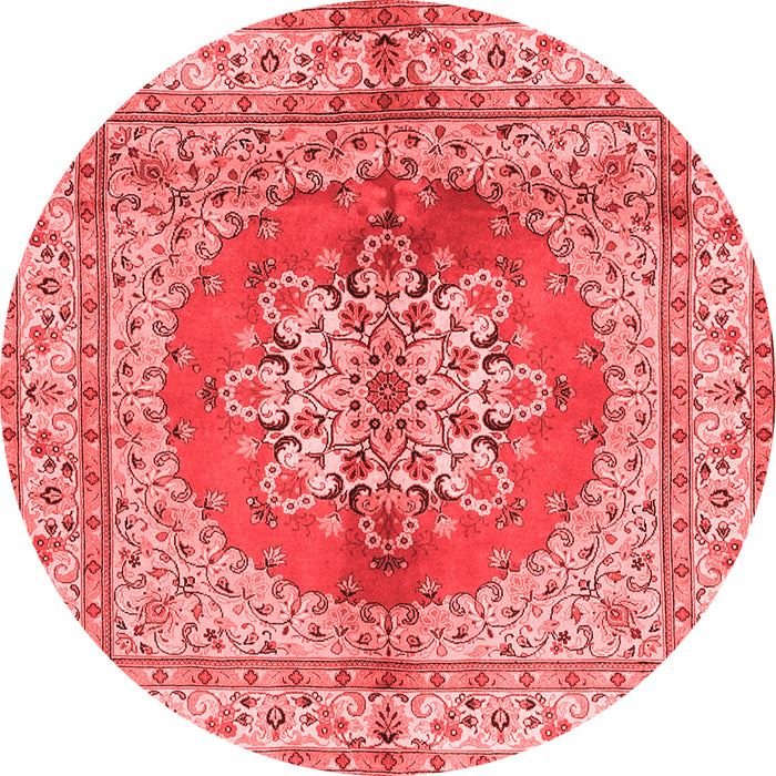 Machine Washable Persian Red Traditional Rug, wshtr2704red