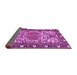 Sideview of Persian Purple Traditional Rug, tr2705pur