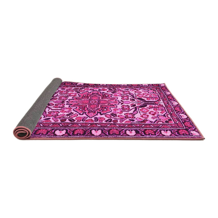 Sideview of Persian Pink Traditional Rug, tr2705pnk