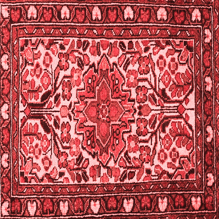 Machine Washable Persian Red Traditional Rug, wshtr2705red