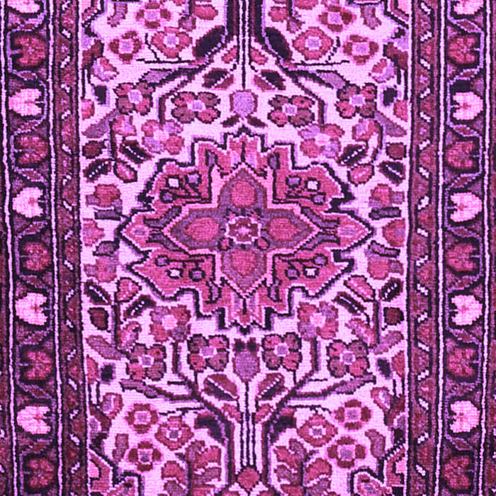 Machine Washable Persian Purple Traditional Area Rugs, wshtr2705pur