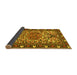 Sideview of Persian Yellow Traditional Rug, tr2705yw