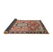 Sideview of Traditional Chestnut Brown Persian Rug, tr2706