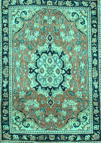 Persian Turquoise Traditional Rug, tr2706turq