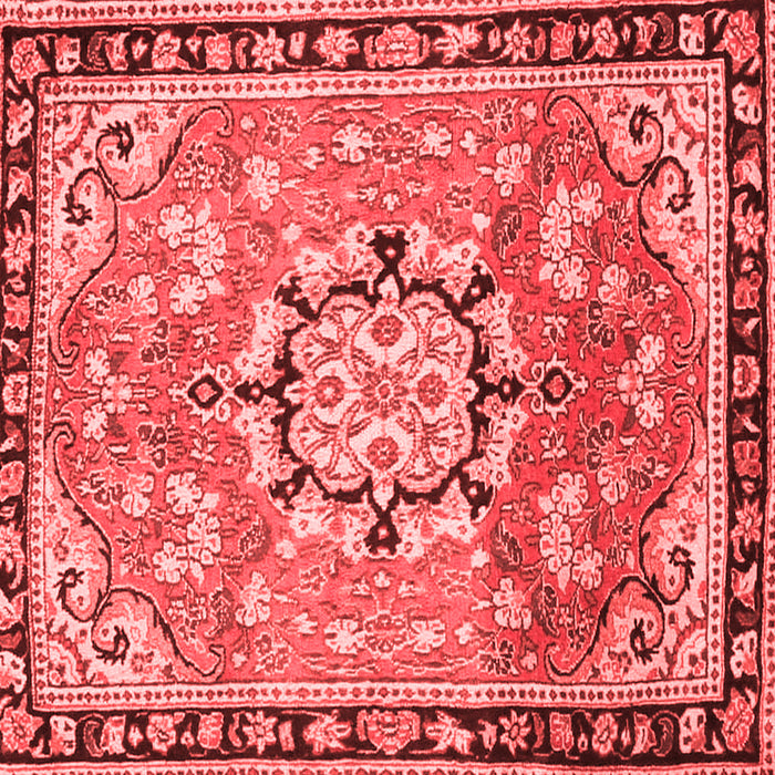 Machine Washable Persian Red Traditional Rug, wshtr2706red