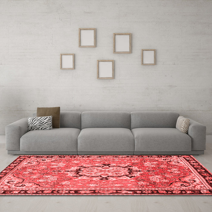 Traditional Red Washable Rugs