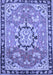 Machine Washable Persian Blue Traditional Rug, wshtr2706blu