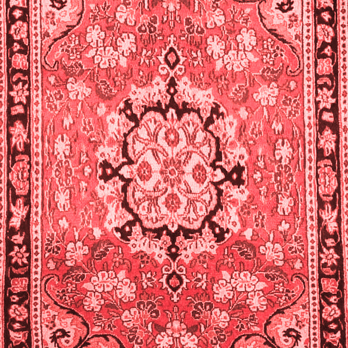 Machine Washable Persian Red Traditional Rug, wshtr2706red