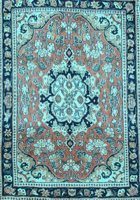 Persian Light Blue Traditional Rug, tr2706lblu