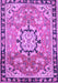 Machine Washable Persian Purple Traditional Area Rugs, wshtr2706pur