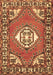 Machine Washable Persian Brown Traditional Rug, wshtr2707brn