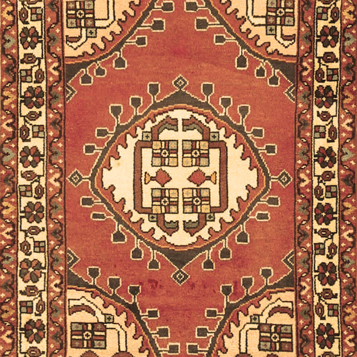 Machine Washable Persian Brown Traditional Rug, wshtr2707brn