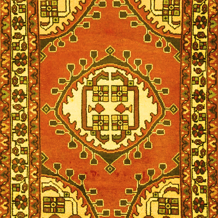 Persian Yellow Traditional Rug, tr2707yw