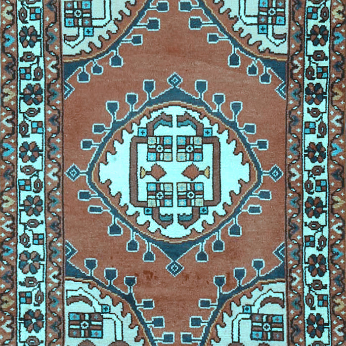 Persian Light Blue Traditional Rug, tr2707lblu