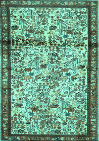 Persian Turquoise Traditional Rug, tr2708turq