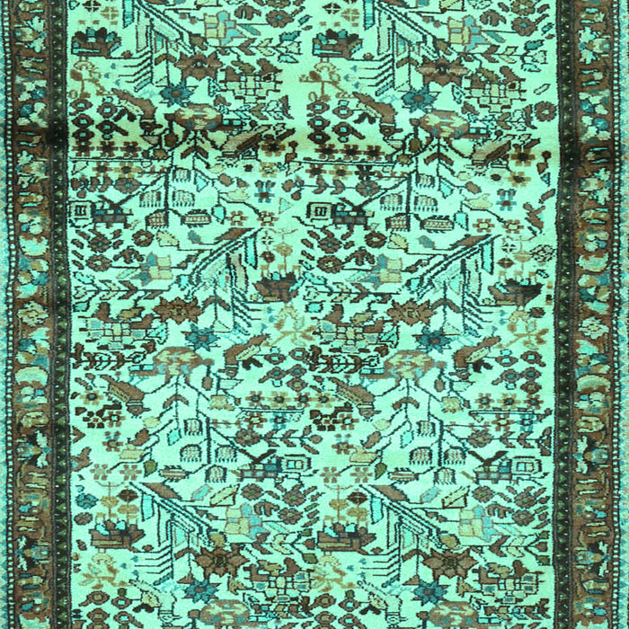 Persian Turquoise Traditional Rug, tr2708turq