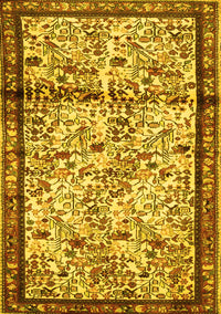 Persian Yellow Traditional Rug, tr2708yw