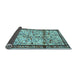 Sideview of Persian Light Blue Traditional Rug, tr2708lblu